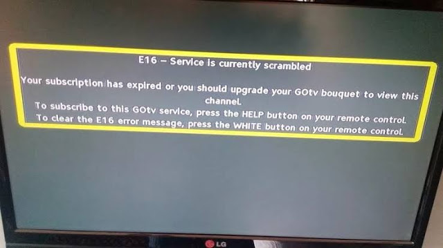 E48 GOtv no Signal