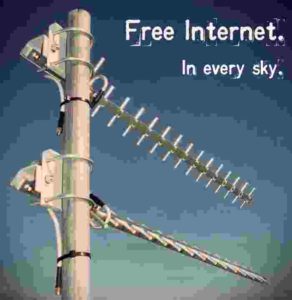 Antenna for free internet